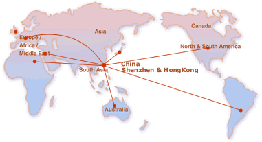 map of the iiic world